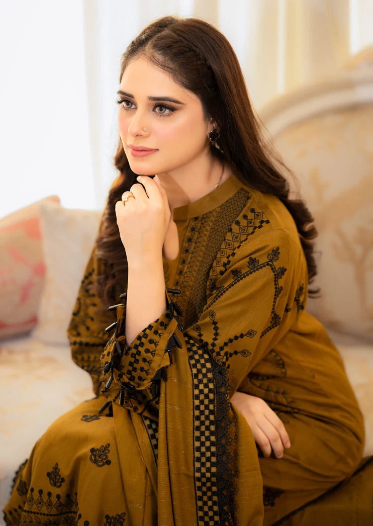 Embroidered salwar suit