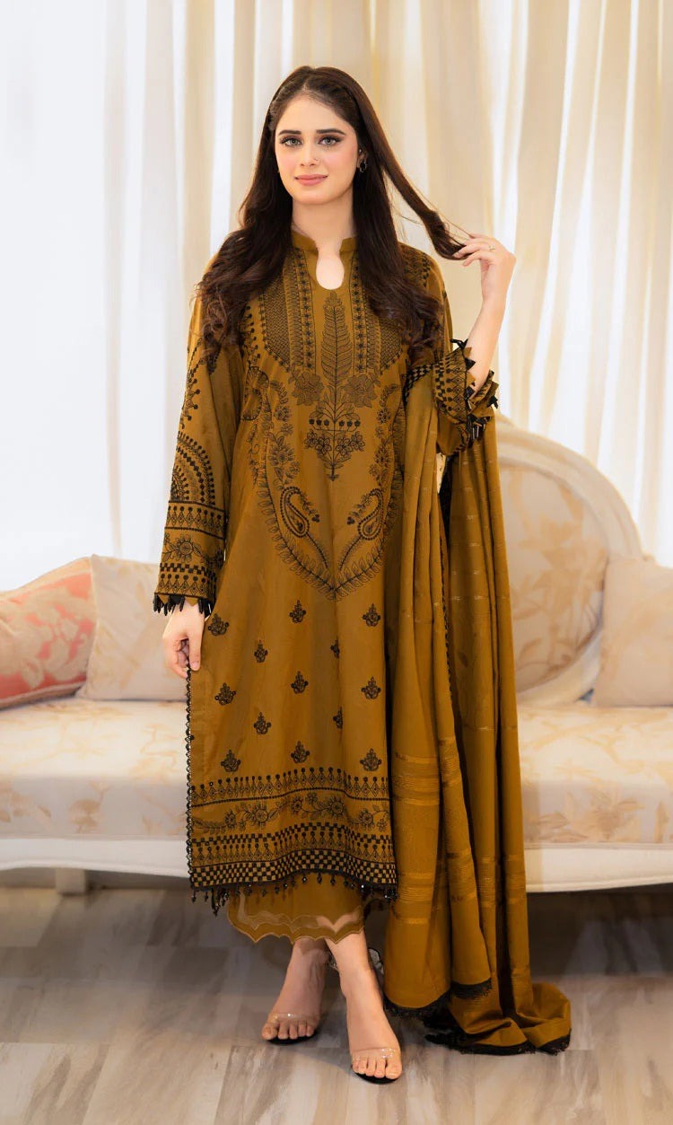 Embroidered salwar suit