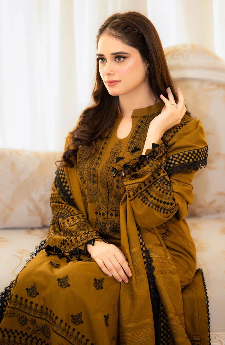 Embroidered salwar suit
