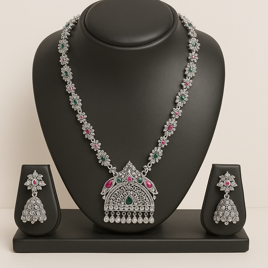 Oxidized Necklace Set